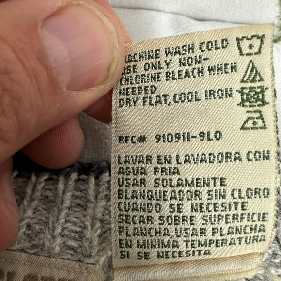 Faded Glory Men's Laundered Khakis Knit Sweater Size XL Gray - Picture 8 of 8